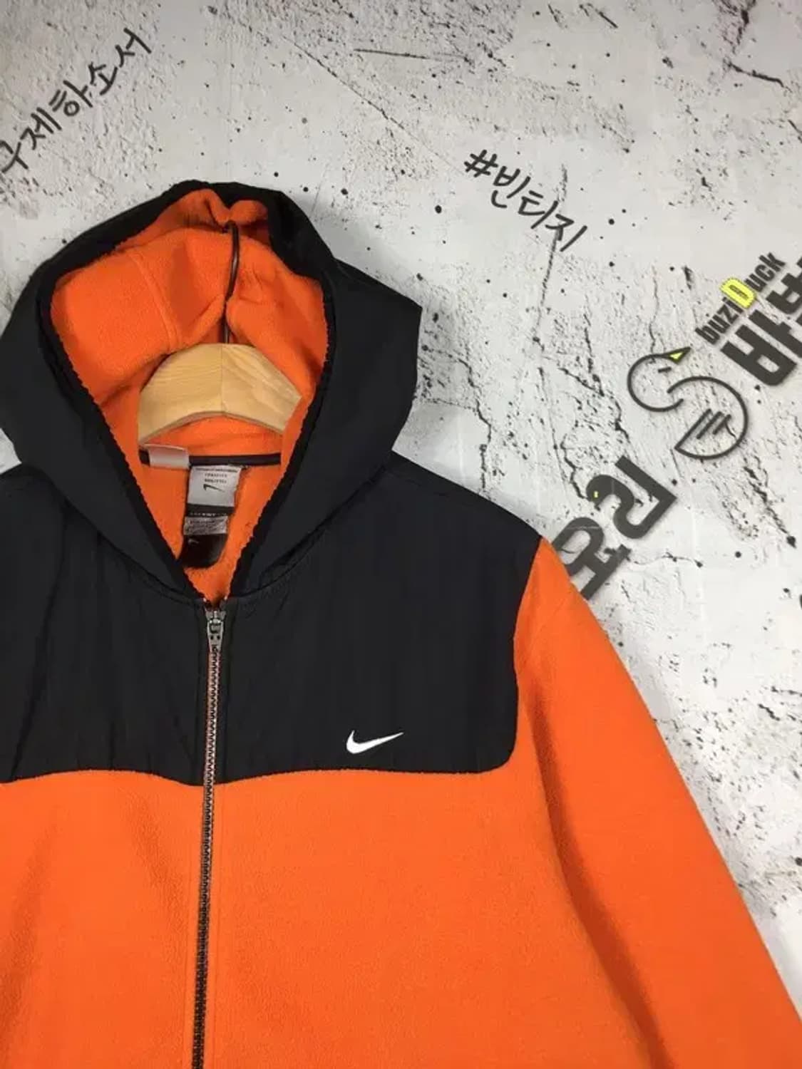 나이키 써마핏 플리스 후드 집업 자켓 오렌지 XL 3400166 상품이미지4