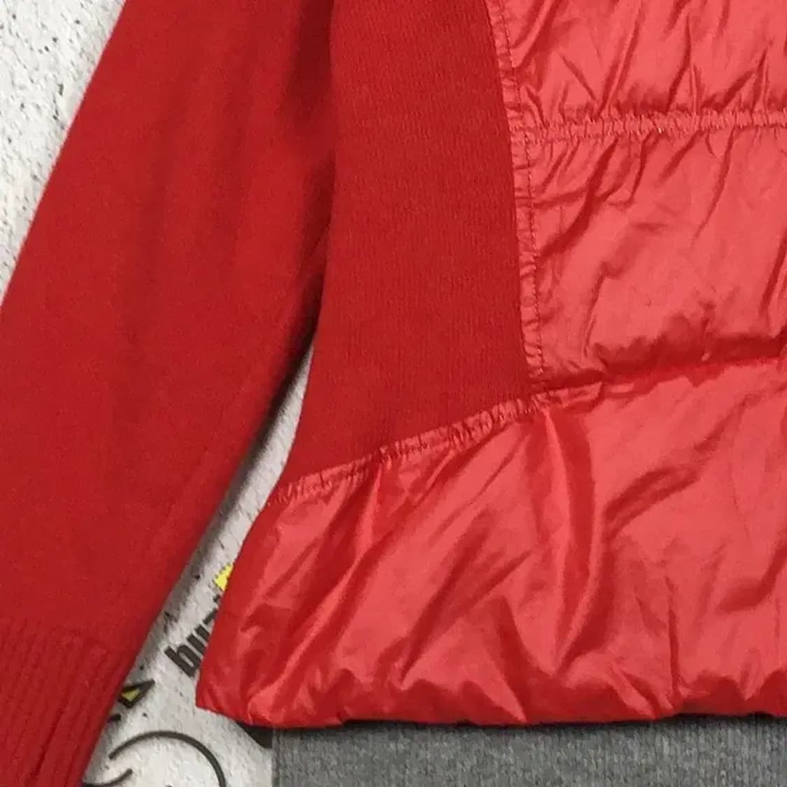 닥스 여성 골프 구스 패딩 점퍼 캐시미어 혼방 레드 105 3400170 상품이미지8