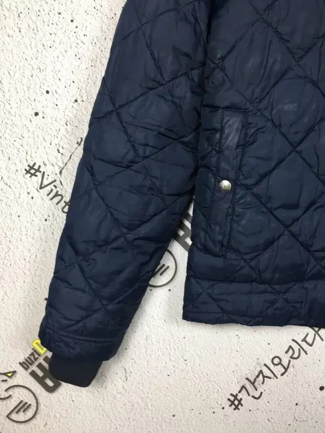 타미힐피거 퀼팅 경량 패딩 점퍼 네이비 M 3400174 상품이미지5