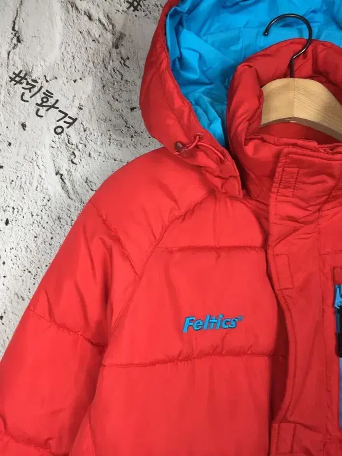 펠틱스 스노우 패딩 점퍼 레드 S 3400175 상품이미지5