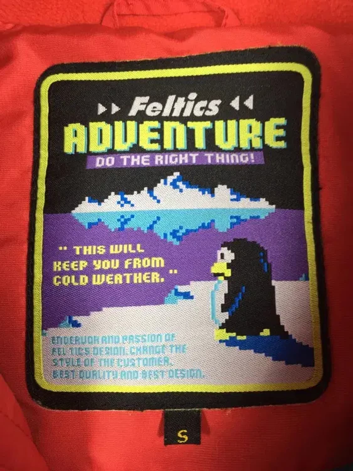 펠틱스 스노우 패딩 점퍼 레드 S 3400175 상품이미지8