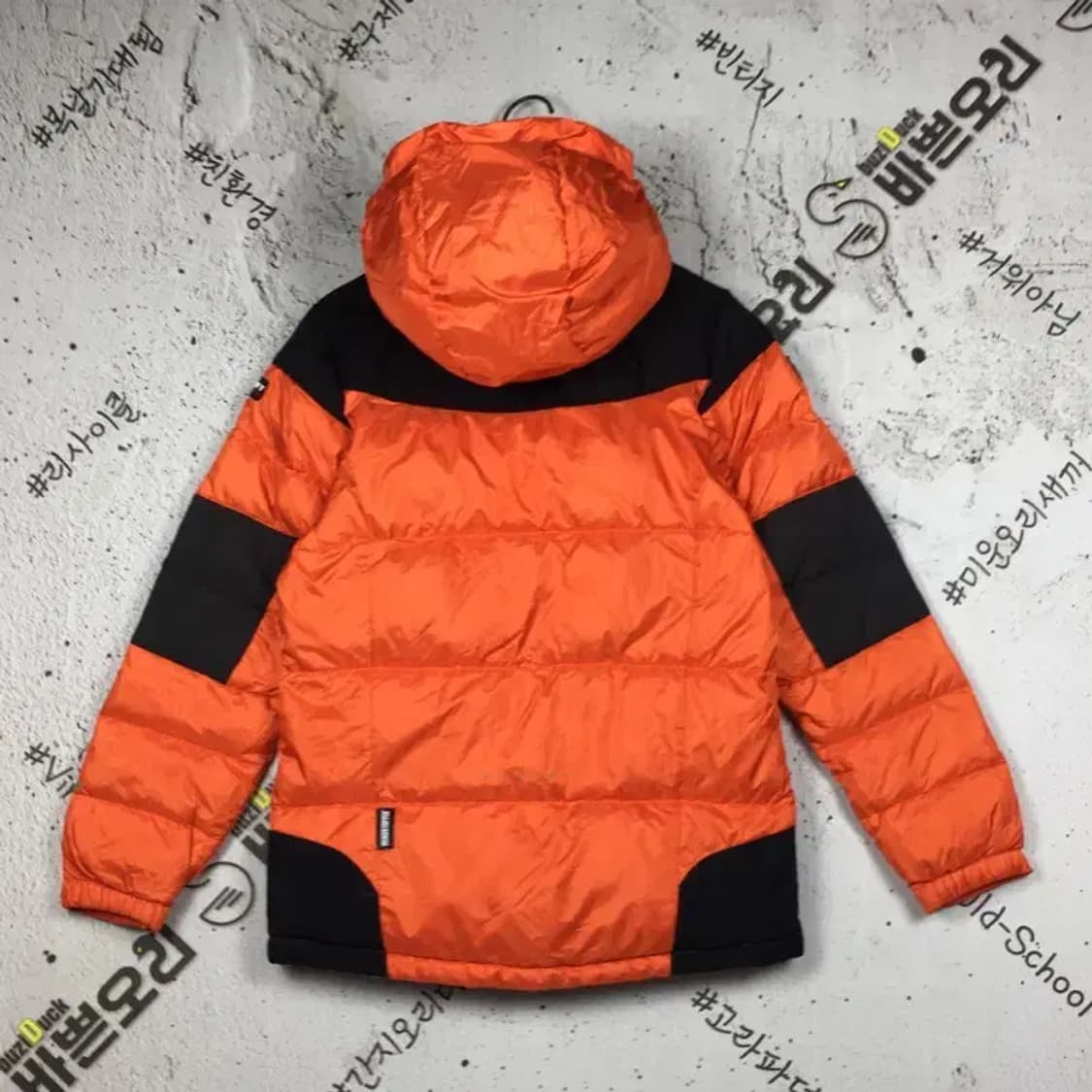 밀레 여성 구스다운 패딩 점퍼 오렌지 95 3400176 상품이미지2