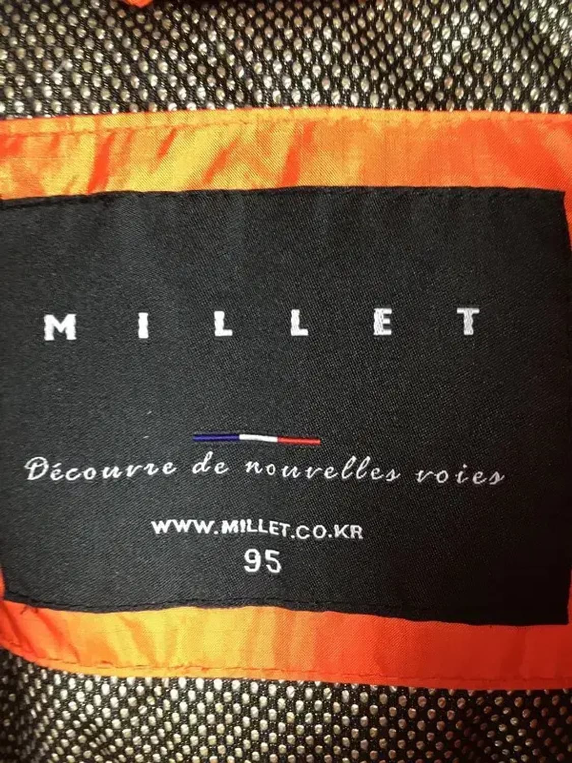 밀레 여성 구스다운 패딩 점퍼 오렌지 95 3400176 상품이미지7