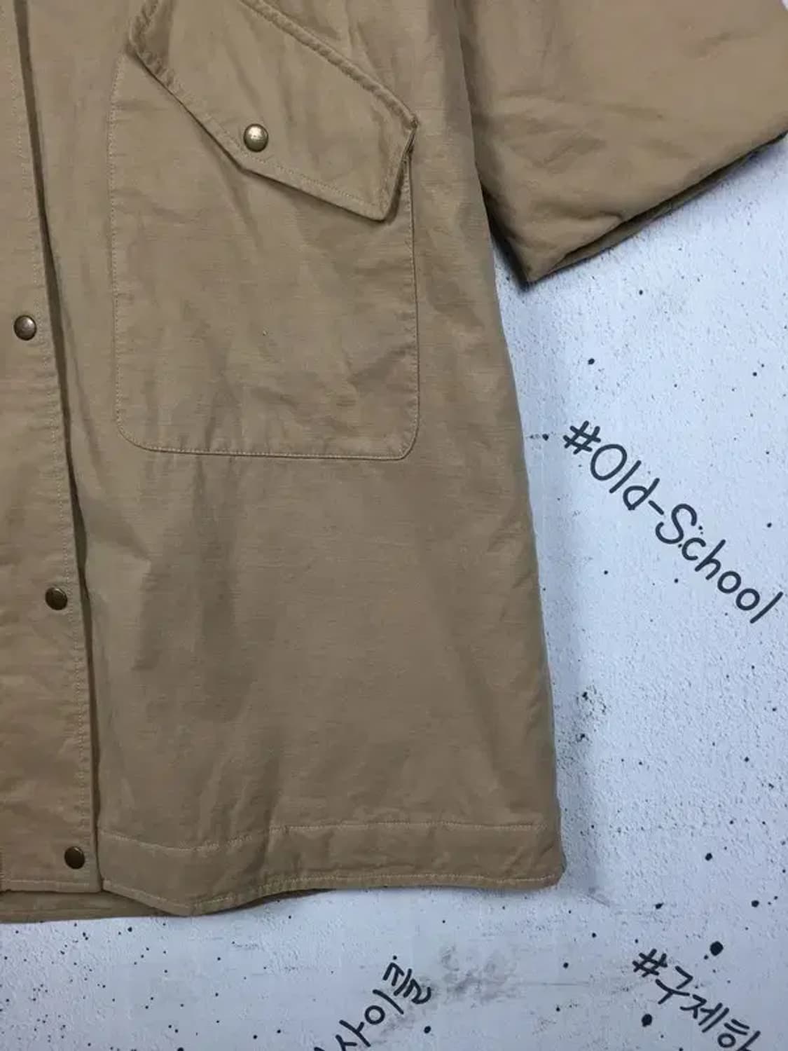 스튜디오톰보이 여성 카라 코트 롱점퍼 베이지 F 3400183 상품이미지7