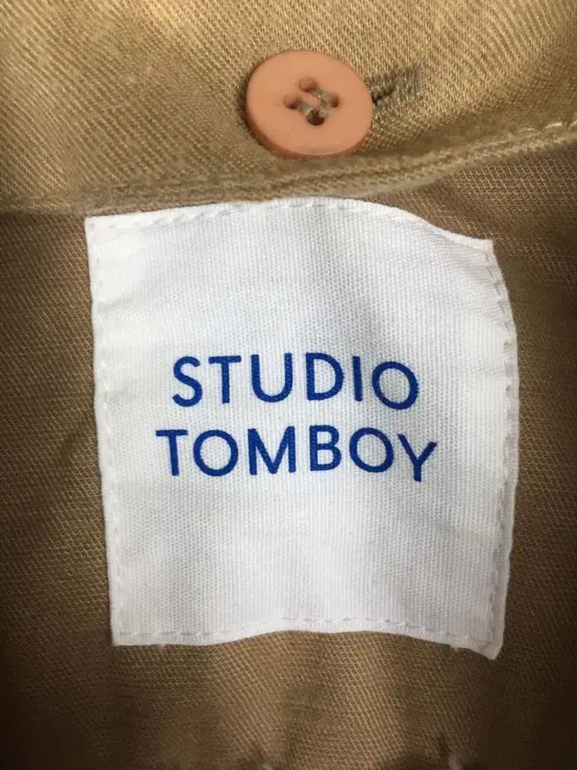 스튜디오톰보이 여성 카라 코트 롱점퍼 베이지 F 3400183 상품이미지8