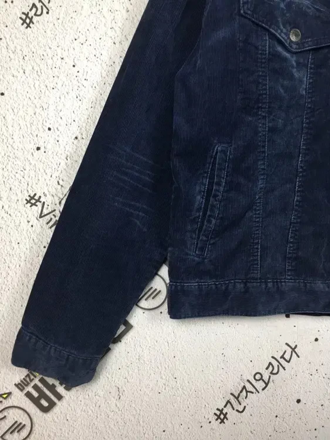 아베크롬비 데님 양털 골지 코듀로이 양털 자켓 네이비 L 3400179 상품이미지6