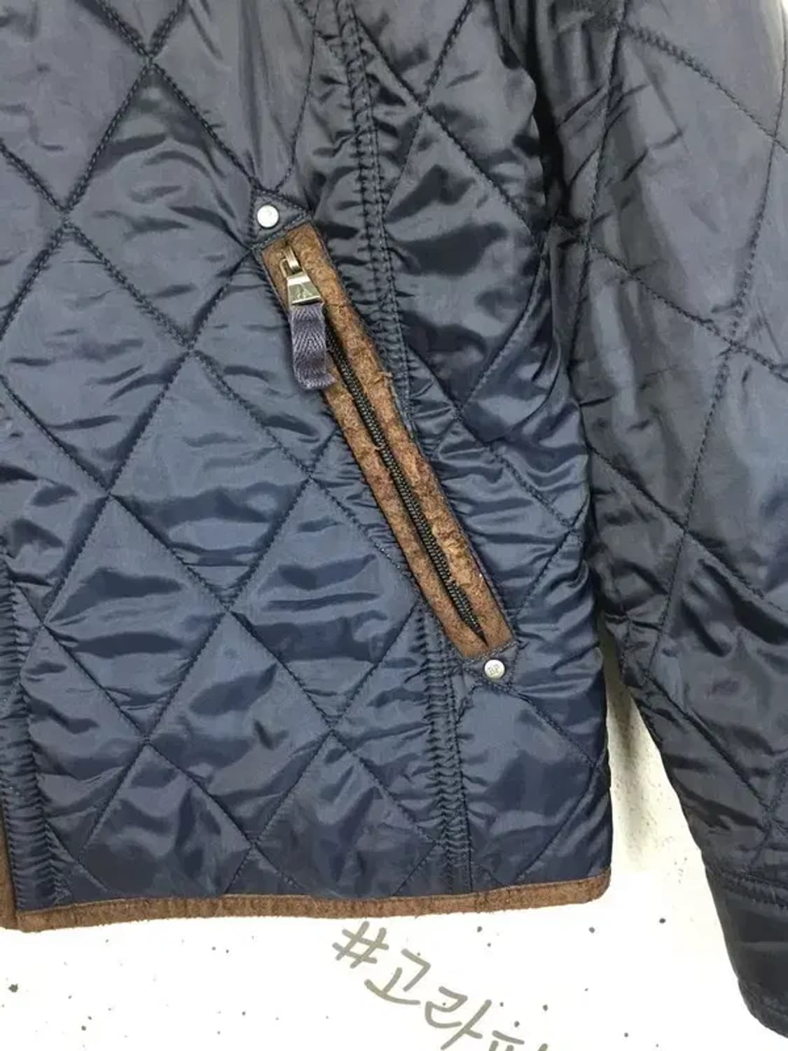 빈폴 젠틀맨 라이딩클럽 퀼팅 패딩 자켓 네이비 100 3400181 상품이미지10