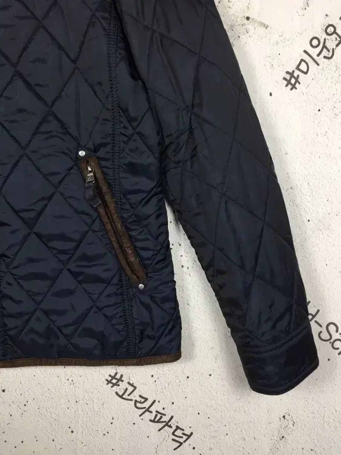 빈폴 젠틀맨 라이딩클럽 퀼팅 패딩 자켓 네이비 100 3400181 상품이미지6