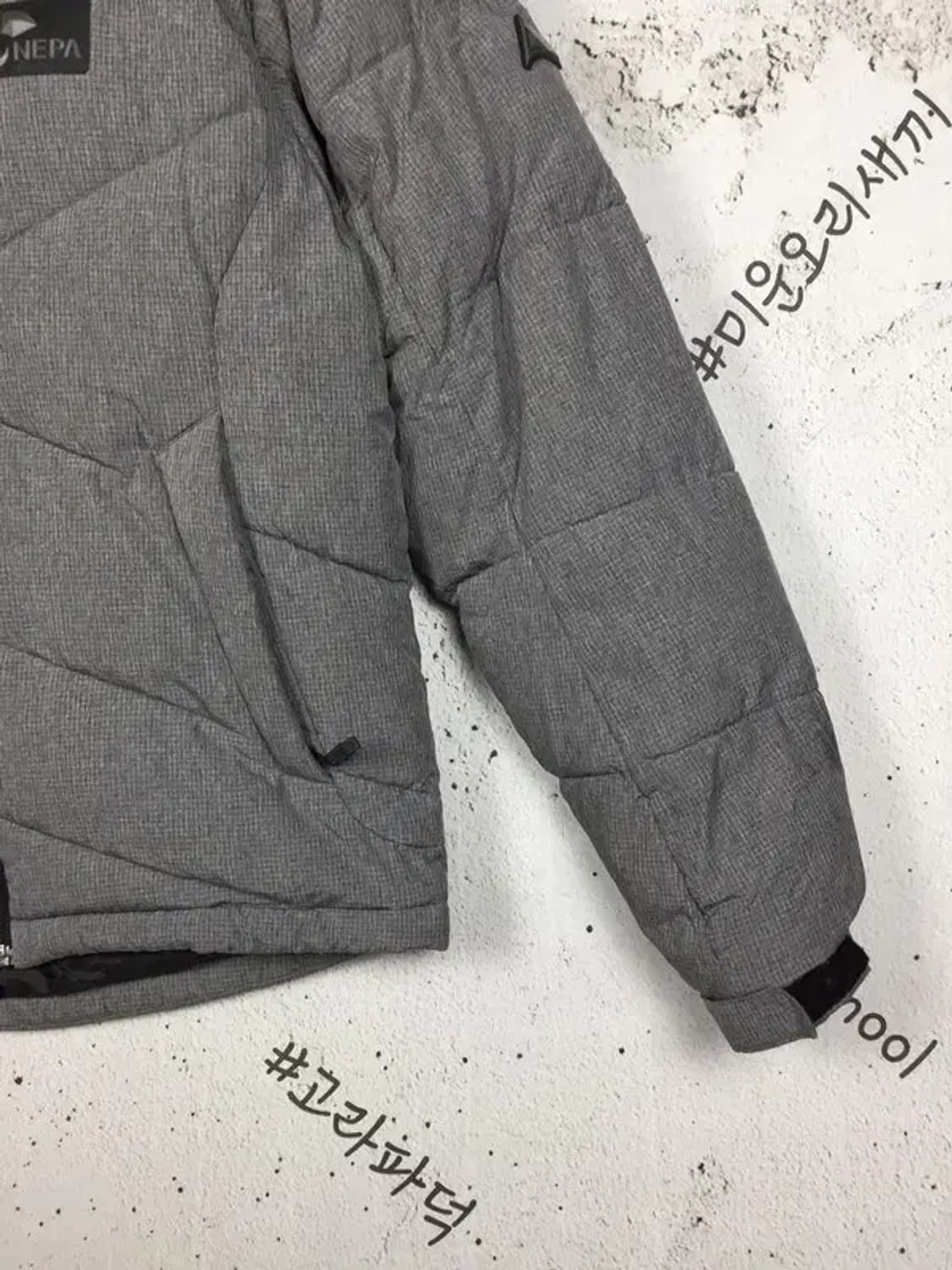 네파 에볼루션 숏 패딩 점퍼 그레이 90 3400186 상품이미지7