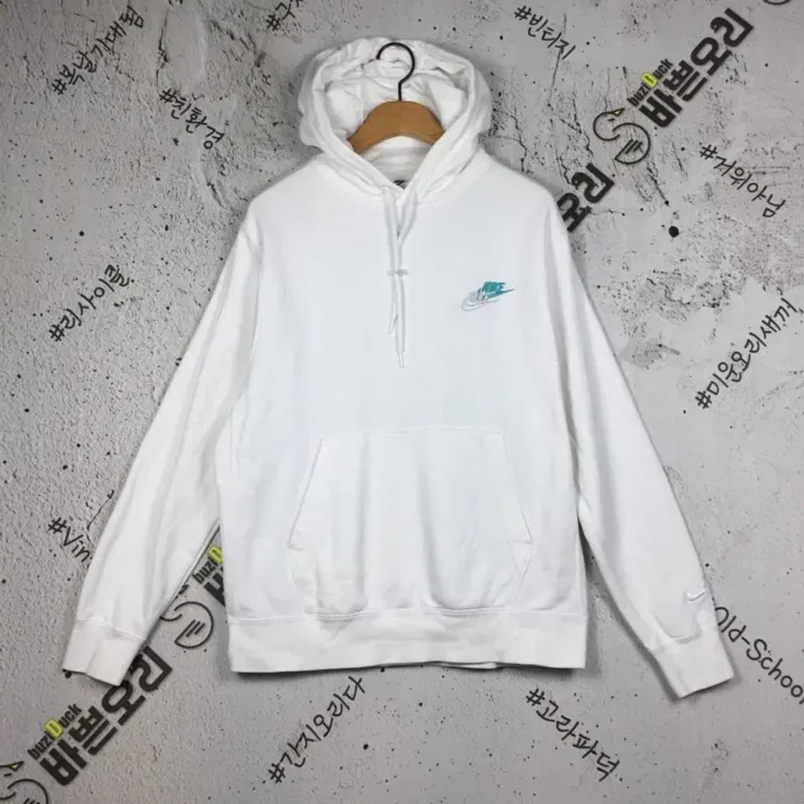 나이키 멀티로고 백프린팅 후드티 화이트 L 2300239 상품이미지1