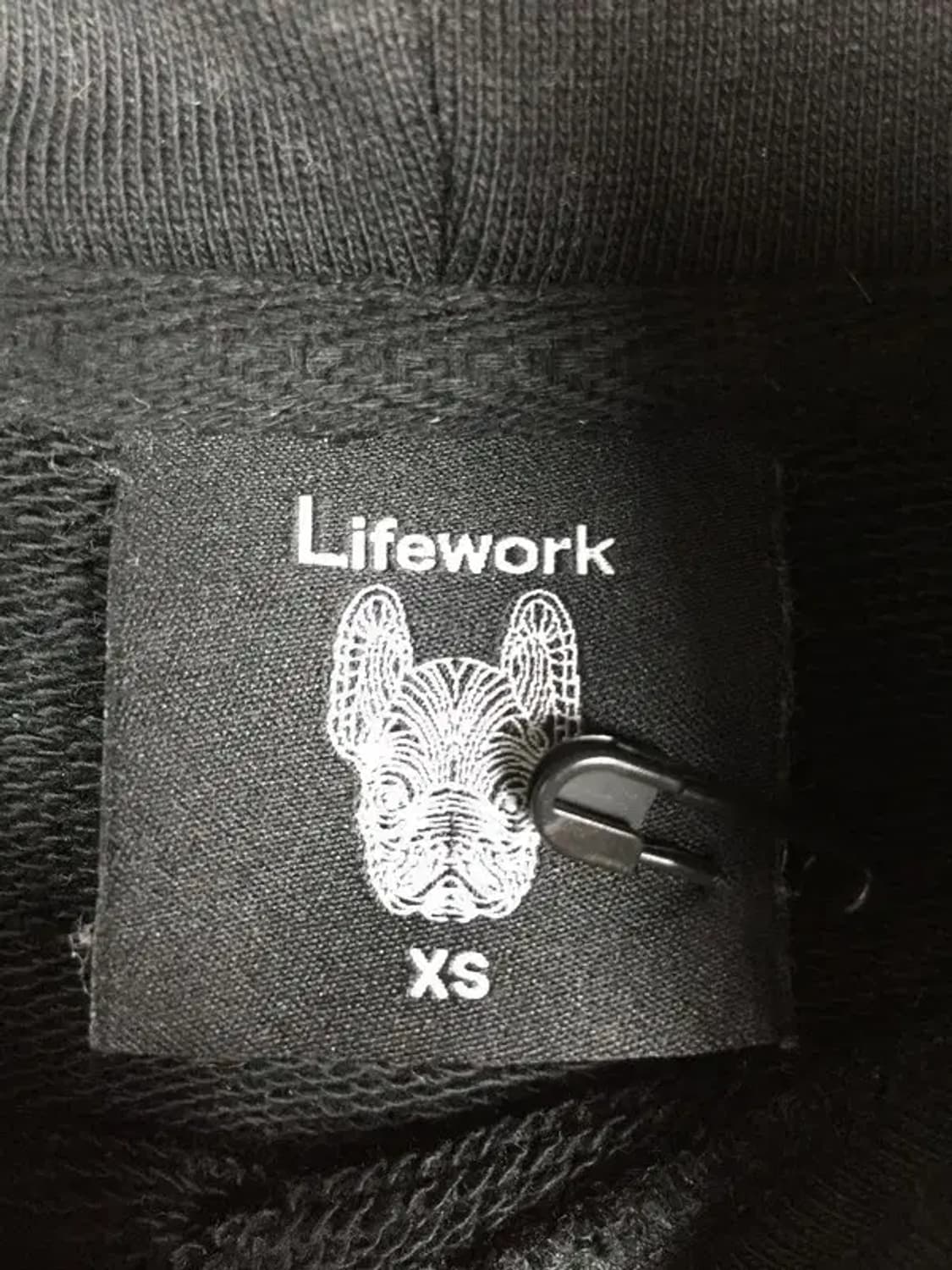 라이프워크 라독 빅로고 후드티 블랙 XS 2300240 상품이미지7