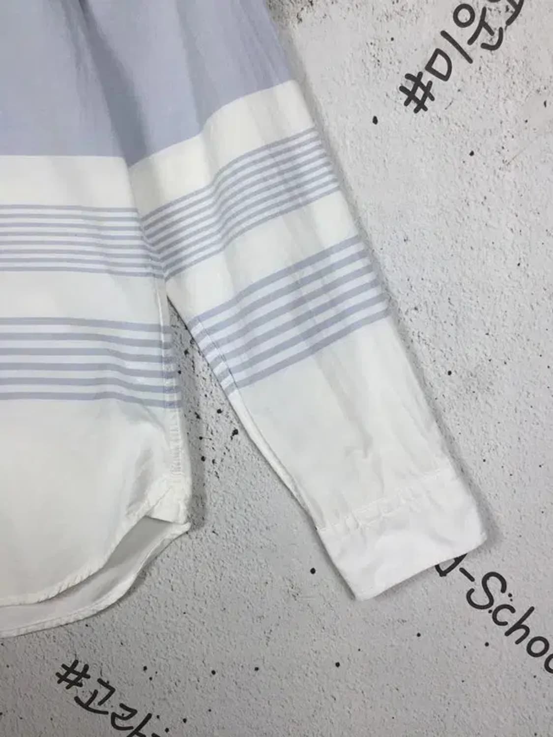 빈폴 긴팔 셔츠 라이트 블루 스트라이프 95 1100365 상품이미지6