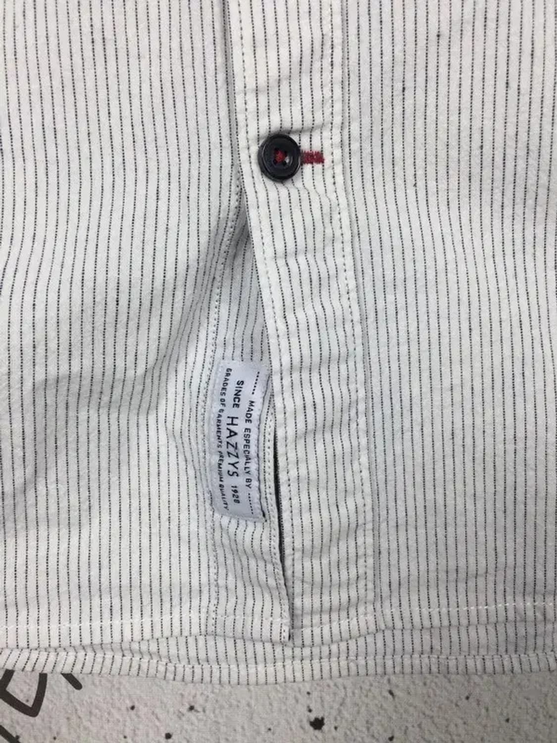 헤지스 긴팔 셔츠 화이트 스트라이프 105 1100366 상품이미지7