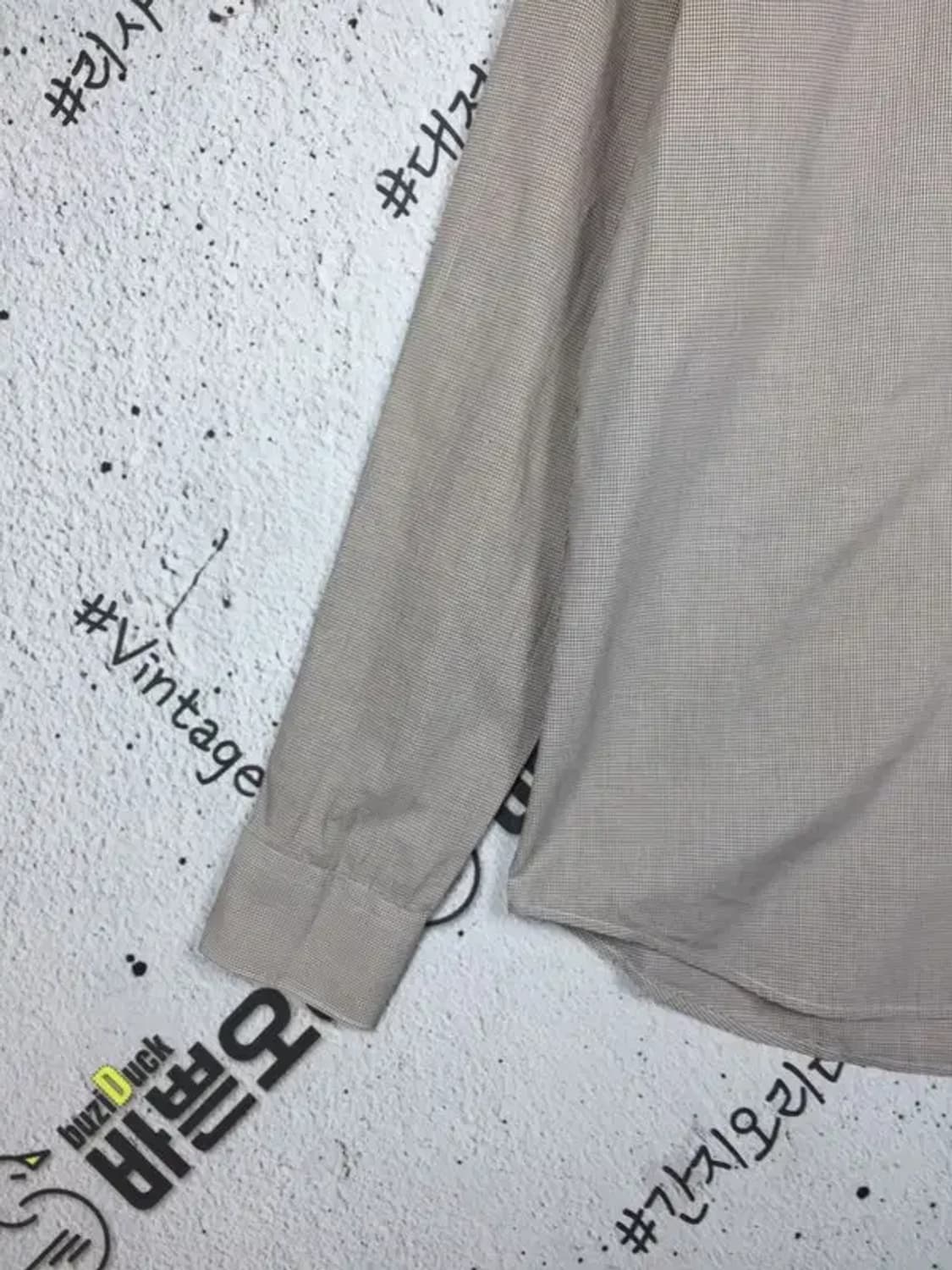 빈폴 긴팔 셔츠 브라운 깅엄체크 L 1100370 상품이미지6