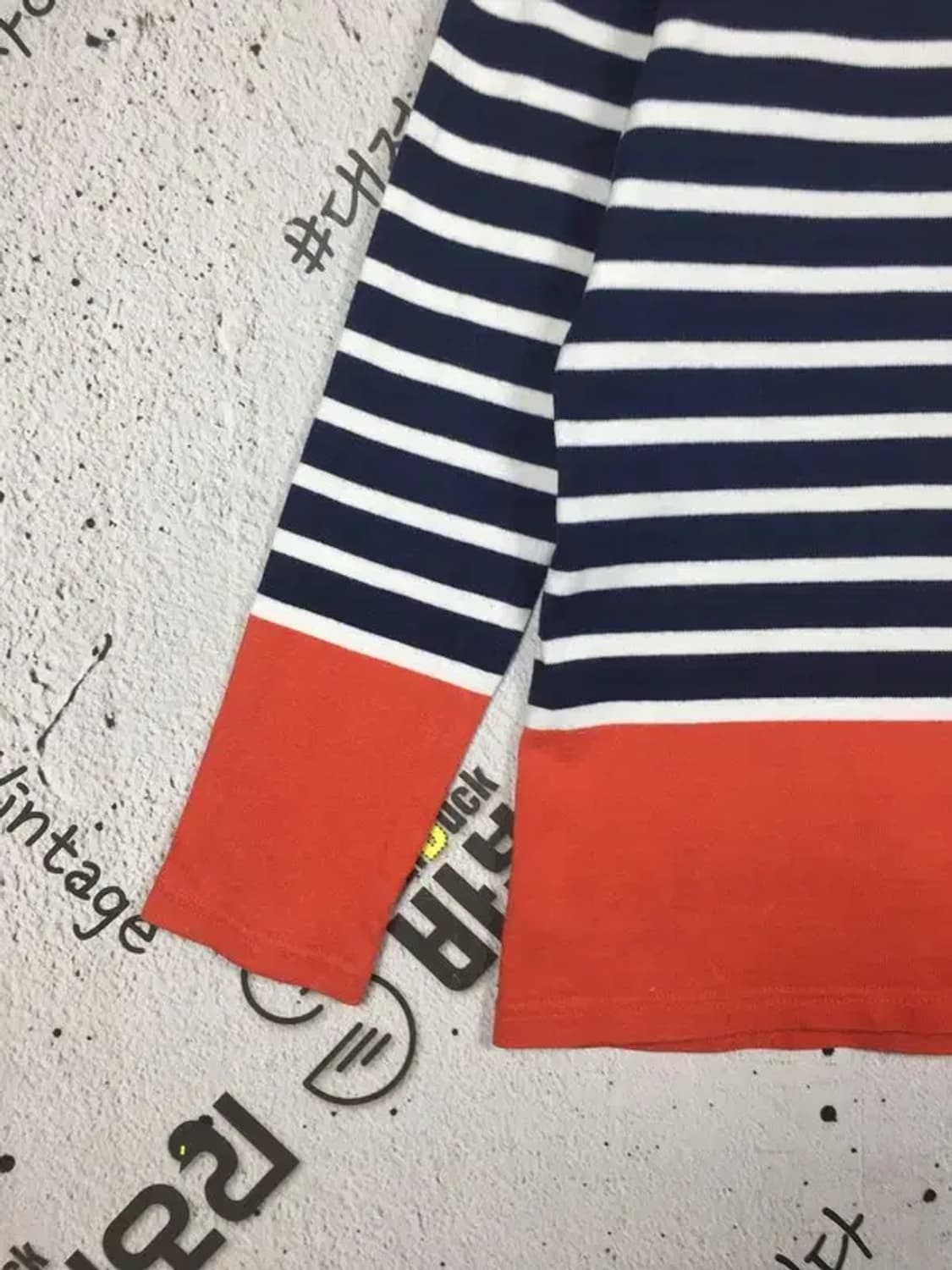 빈폴 여성 보트넥 긴팔 티 네이비 스트라이프 95 2100166 상품이미지5