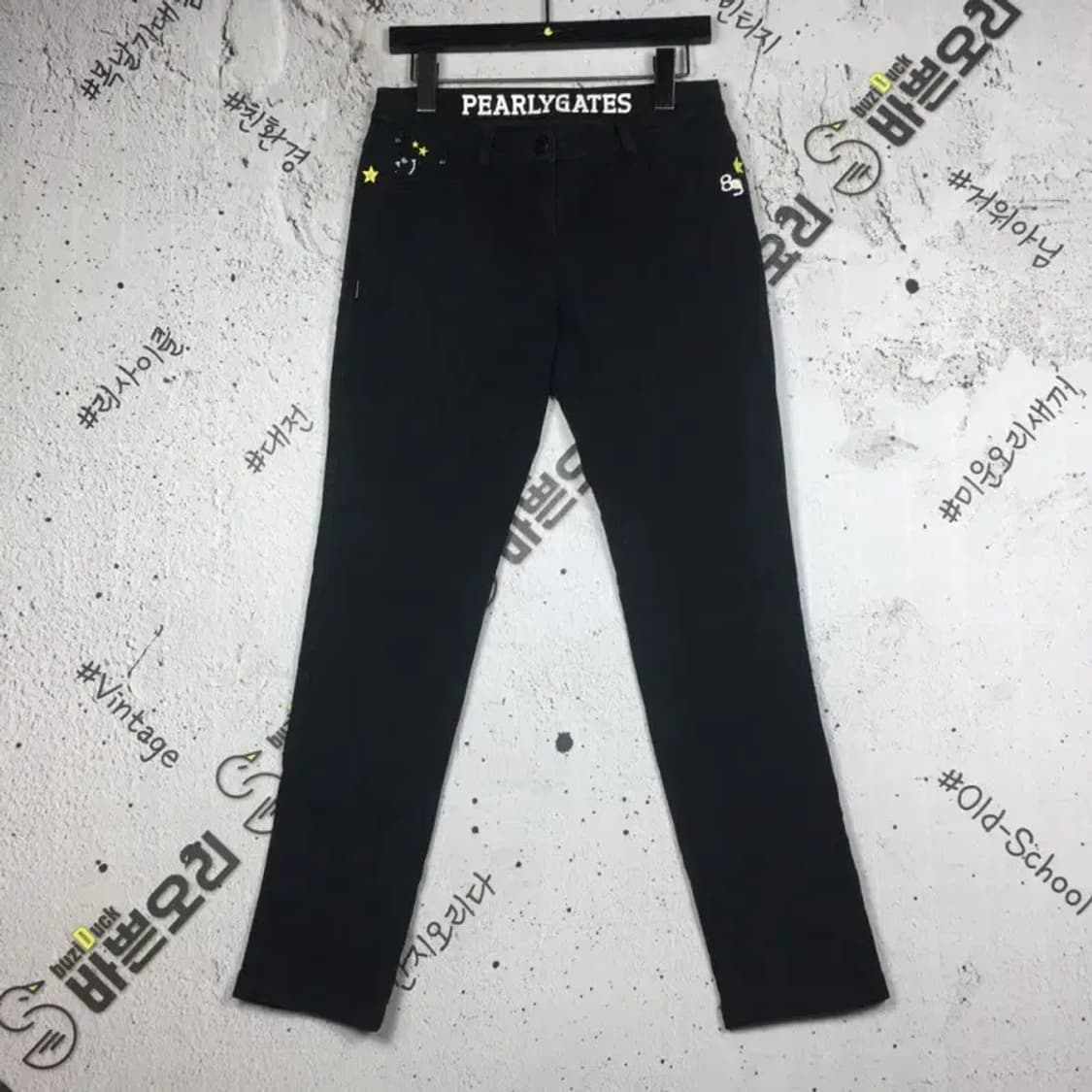 파리게이츠 여성 골프 데님 청바지 블랙 26 4100091 상품이미지1