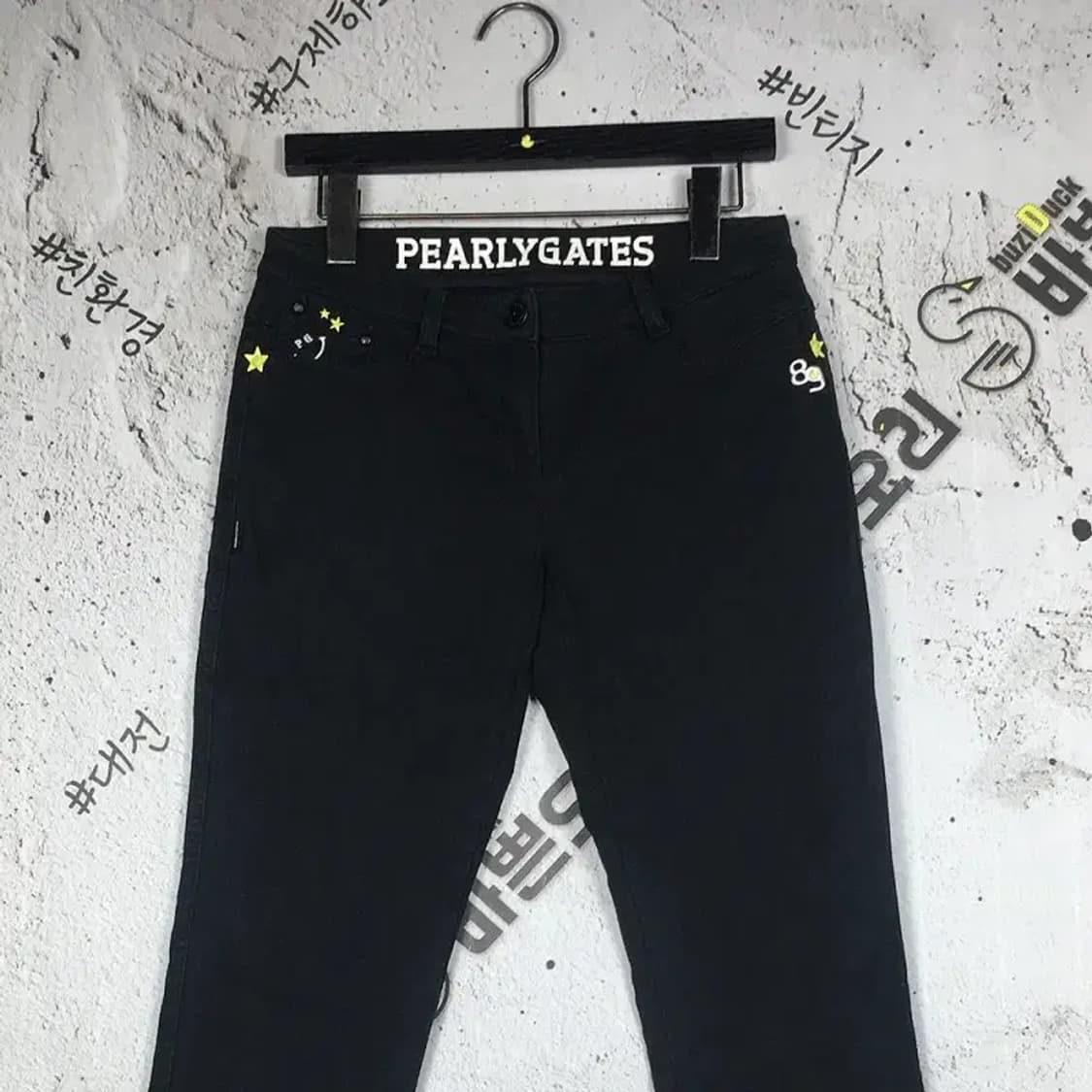 파리게이츠 여성 골프 데님 청바지 블랙 26 4100091 상품이미지4