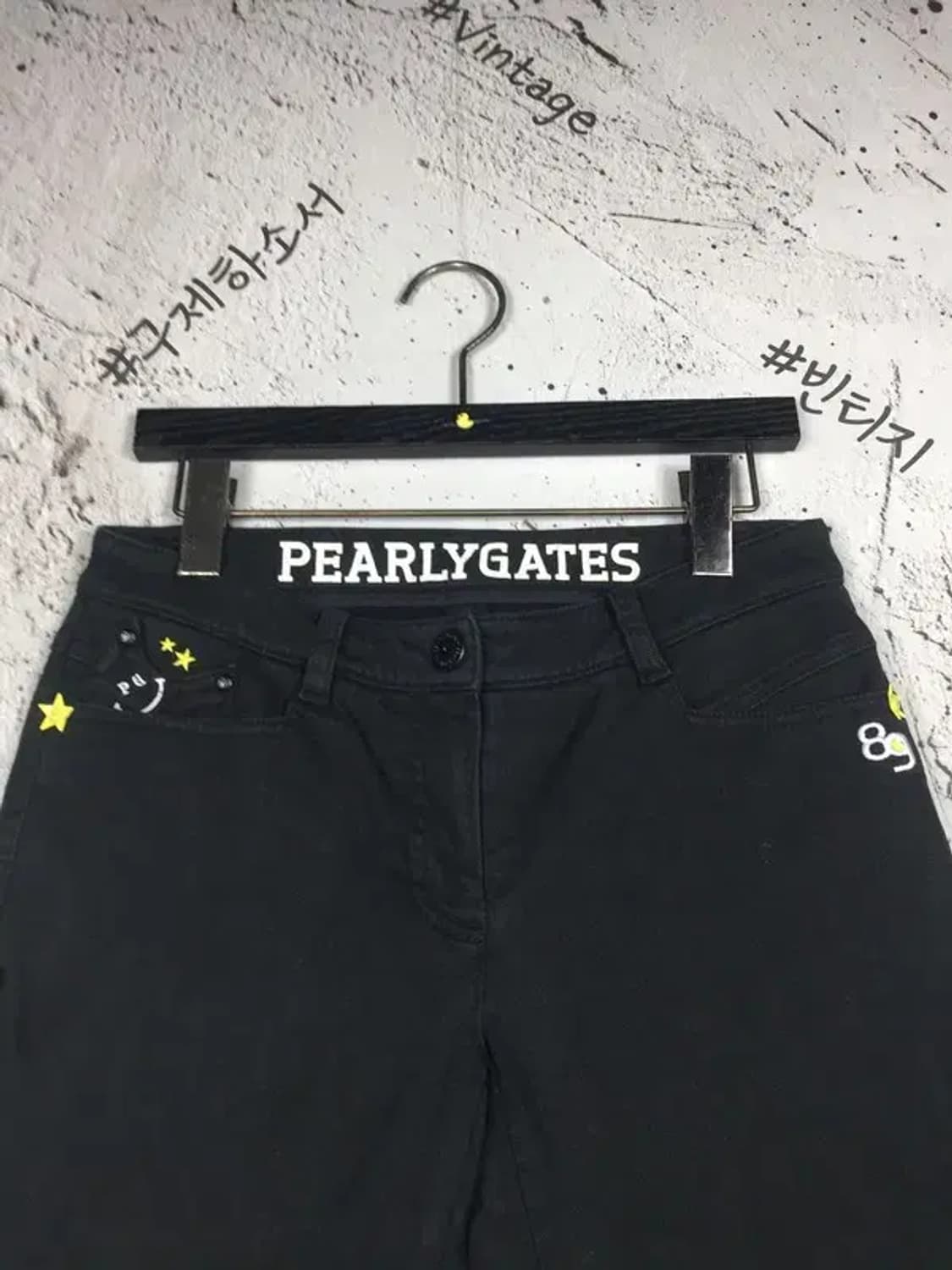 파리게이츠 여성 골프 데님 청바지 블랙 26 4100091 상품이미지7