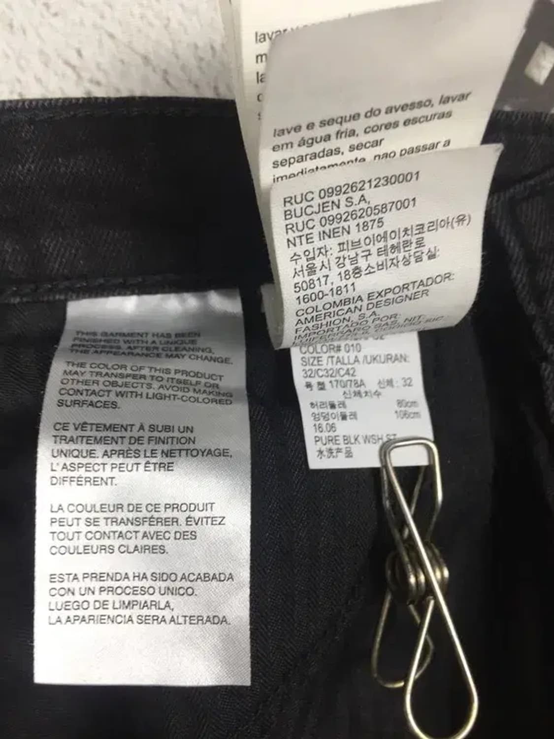 캘빈클라인 CK 데님 청바지 블랙 32 4100093 상품이미지9