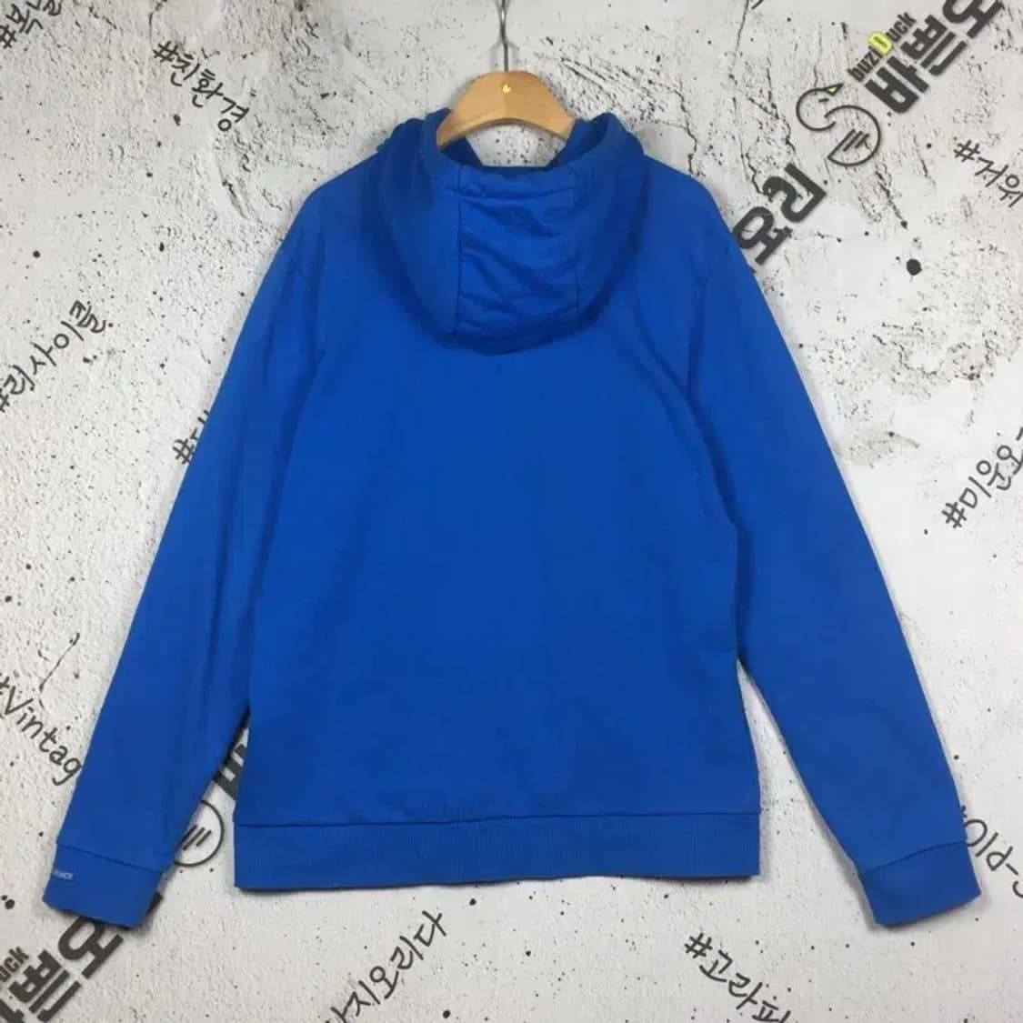 디스커버리 빅로고 후드티 블루 95 2300241 상품이미지2