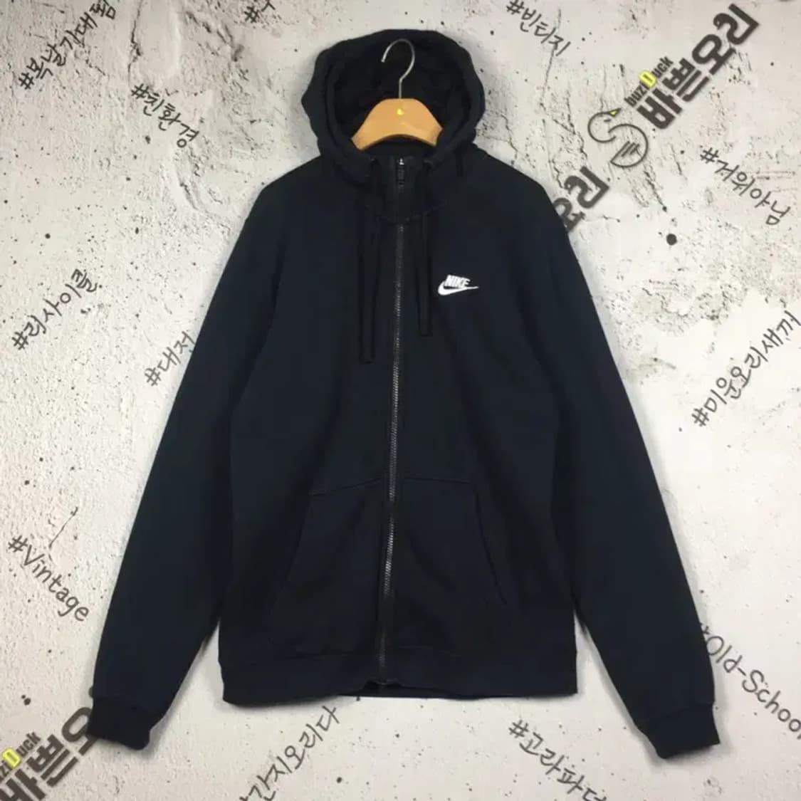 나이키 퓨추라 약기모 후드 풀집업 블랙 M 2300242 상품이미지1