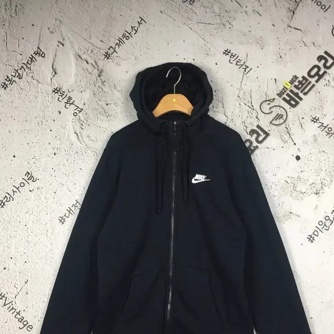 나이키 퓨추라 약기모 후드 풀집업 블랙 M 2300242 상품이미지4