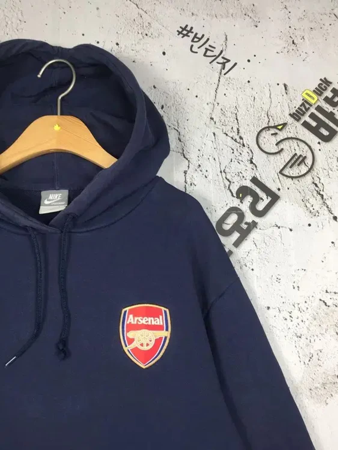 나이키 아스날 캥거루포켓 후드티 네이비 L 2300243 상품이미지4