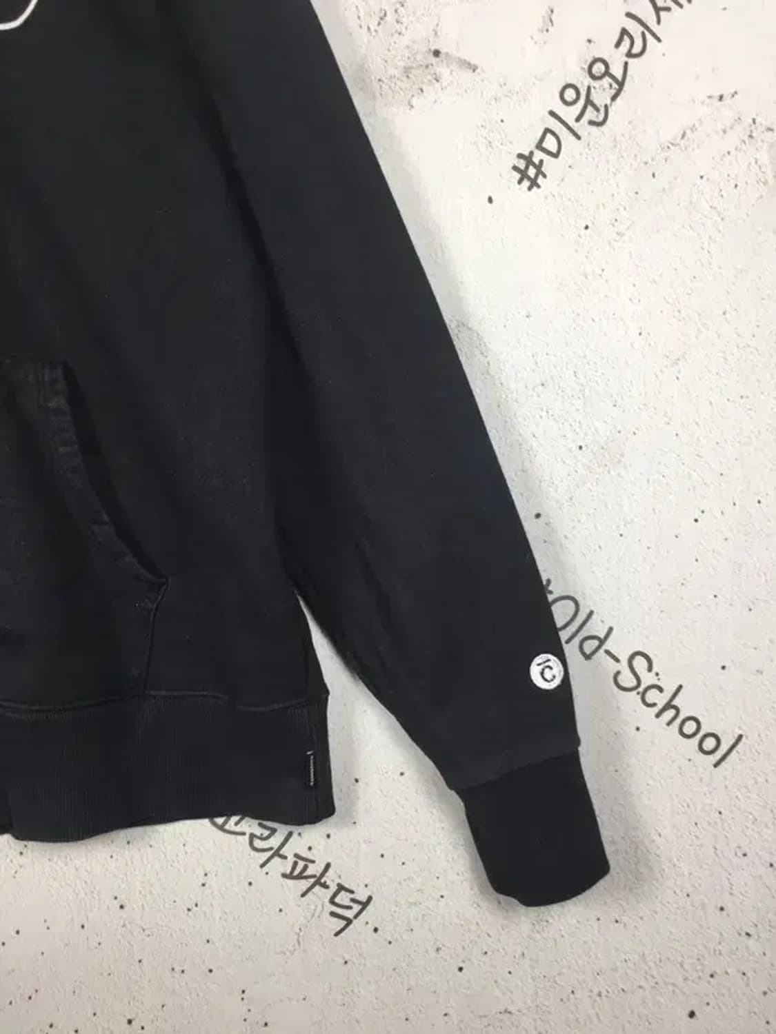 커버낫 투웨이 어센틱 로고 후드 집업 블랙 L 2300246 상품이미지8