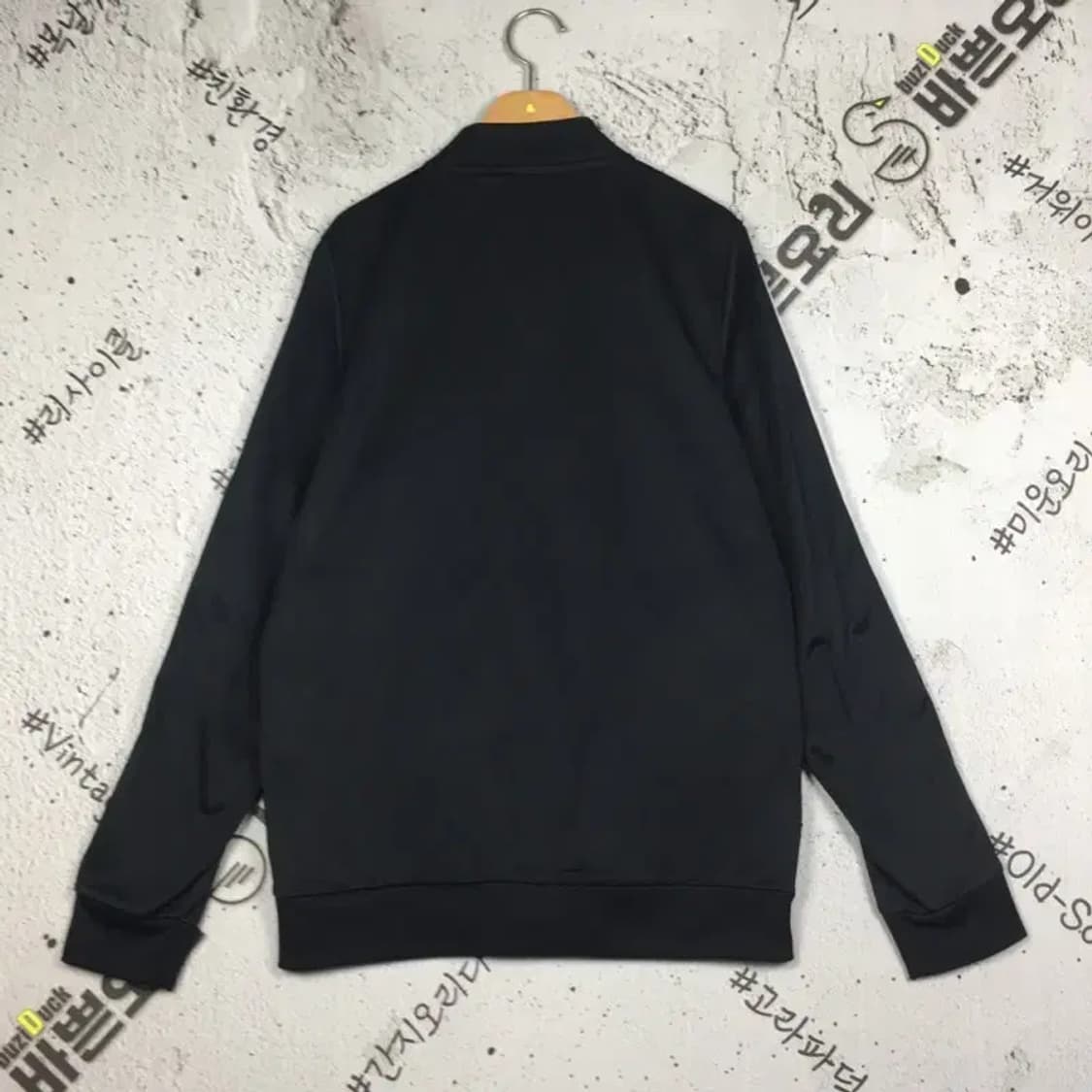 아디다스 3S 블루종 져지 자켓 블랙 검흰 L 3100259 상품이미지2