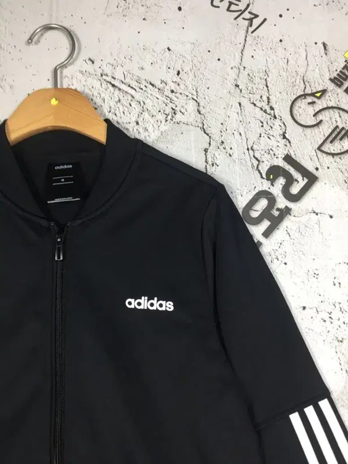 아디다스 여성 하프사이드 삼선 져지 자켓 블랙 M 3100262 상품이미지4