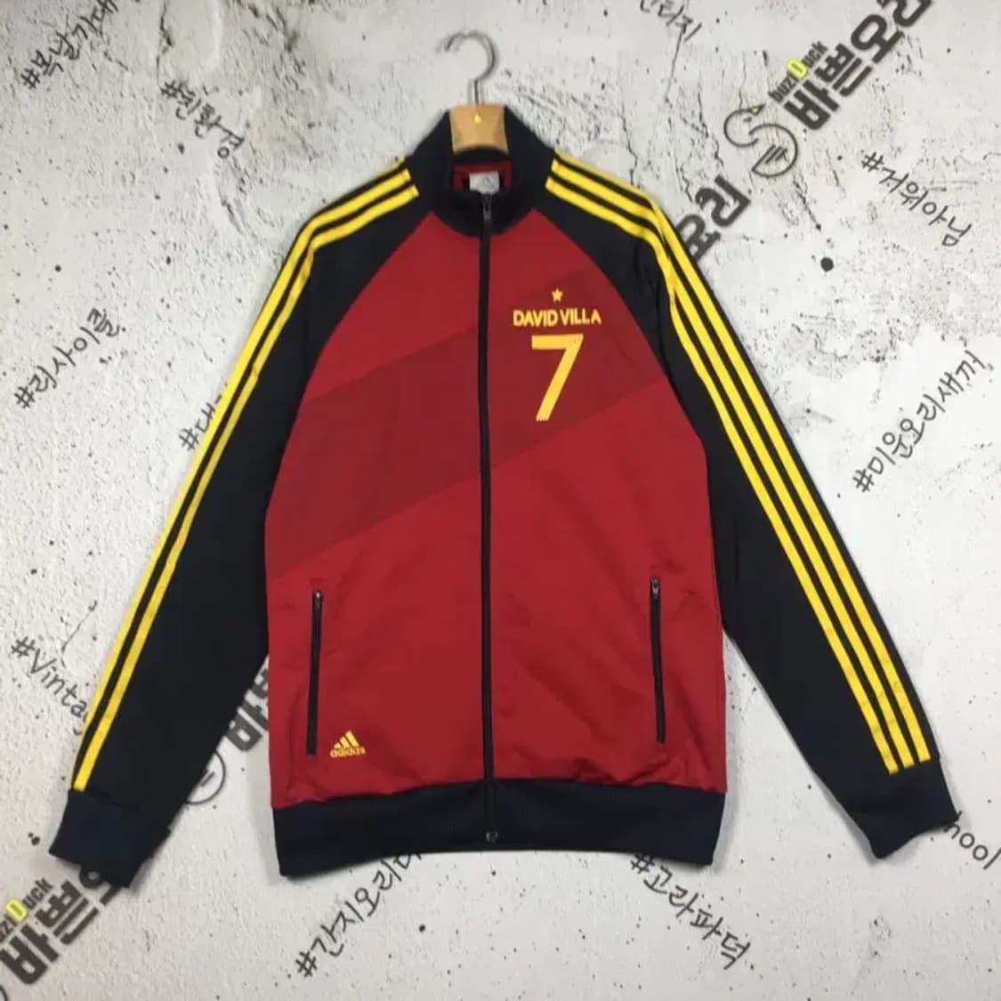 아디다스 스페인 다비드비야 트랙탑 져지 레드 100 3100261 상품이미지1