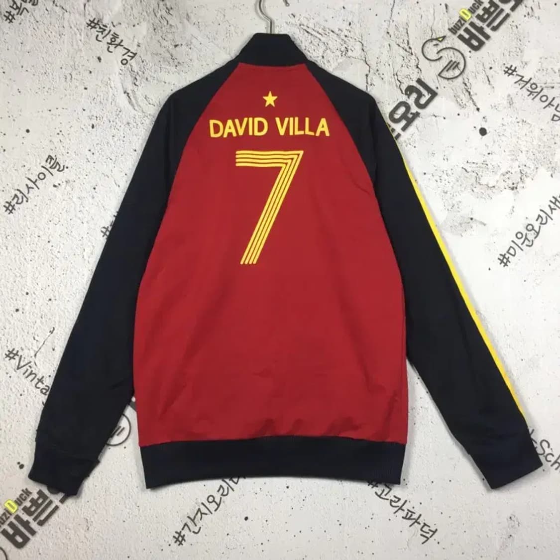 아디다스 스페인 다비드비야 트랙탑 져지 레드 100 3100261 상품이미지2