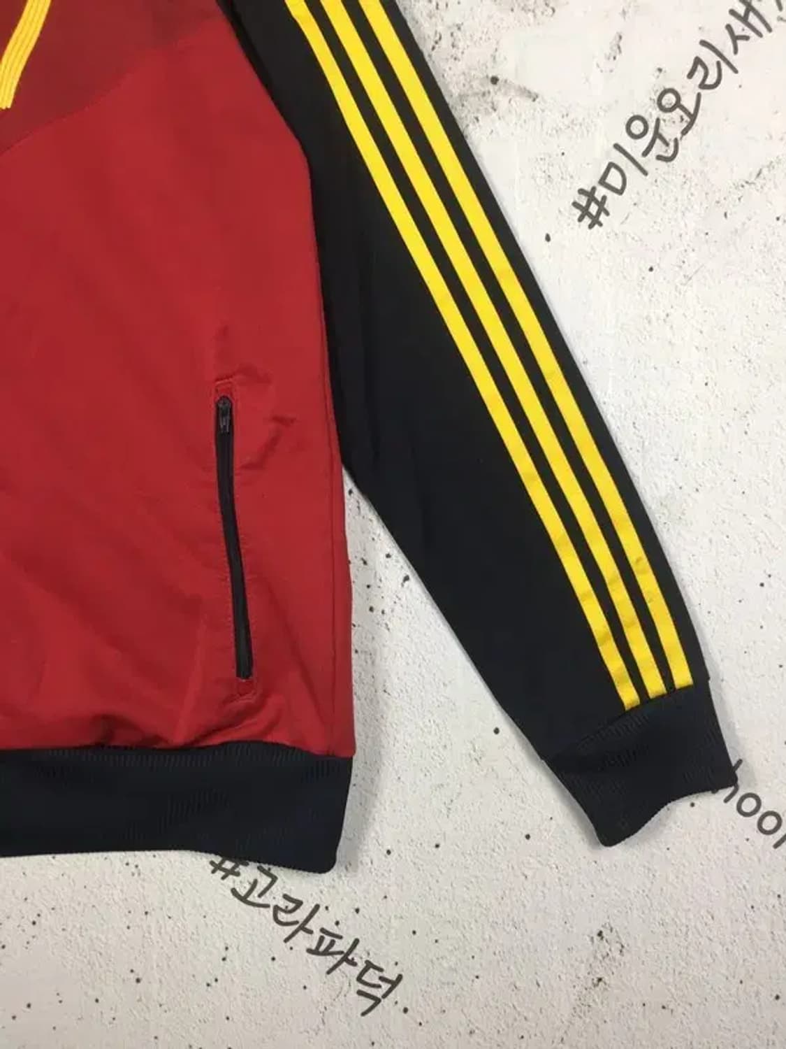 아디다스 스페인 다비드비야 트랙탑 져지 레드 100 3100261 상품이미지6