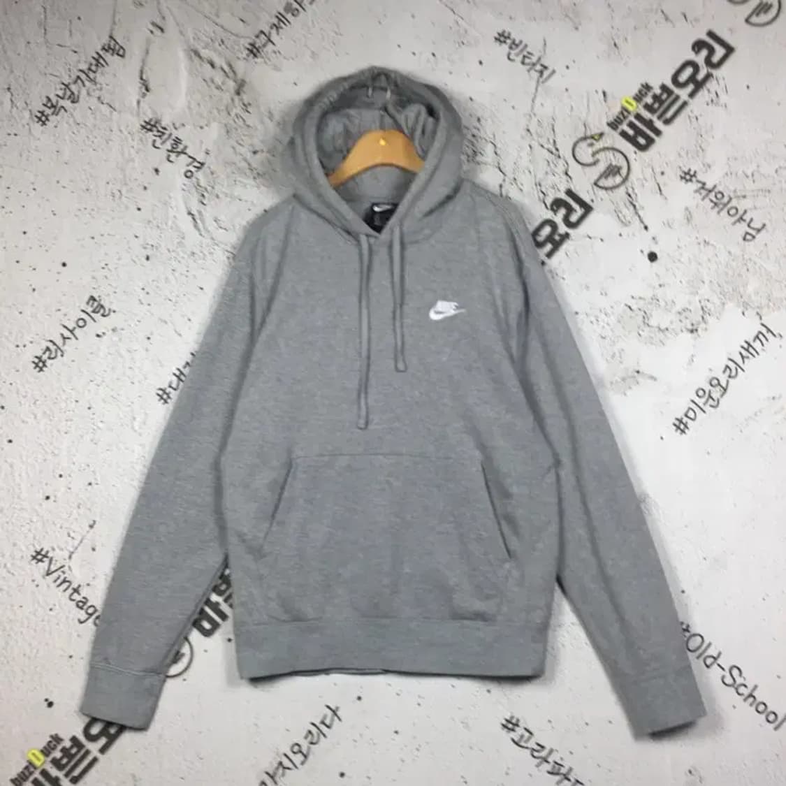 나이키 퓨추라 캥거루포켓 후드티 라이트 그레이 S(90) 2300245 상품이미지1