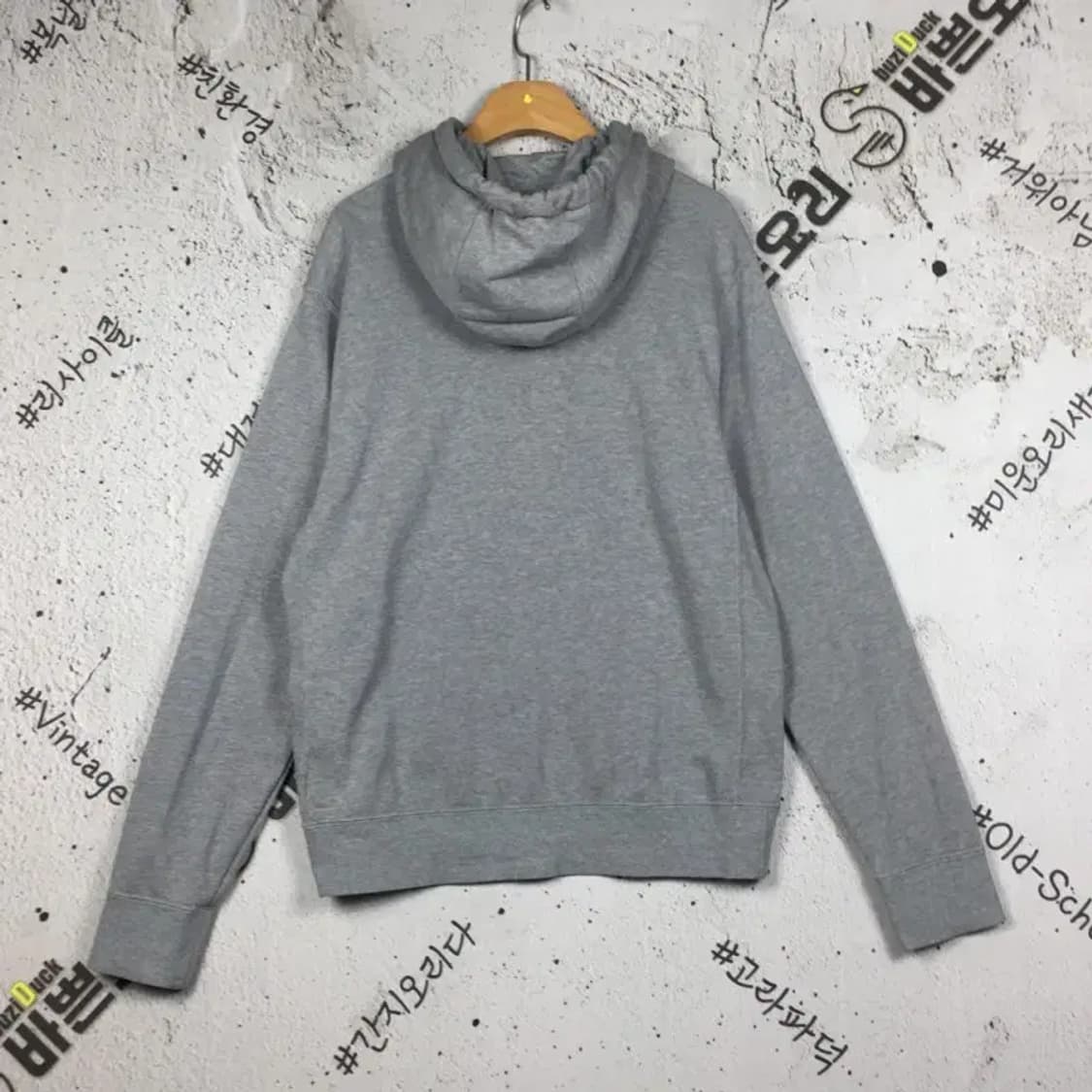 나이키 퓨추라 캥거루포켓 후드티 라이트 그레이 S(90) 2300245 상품이미지2