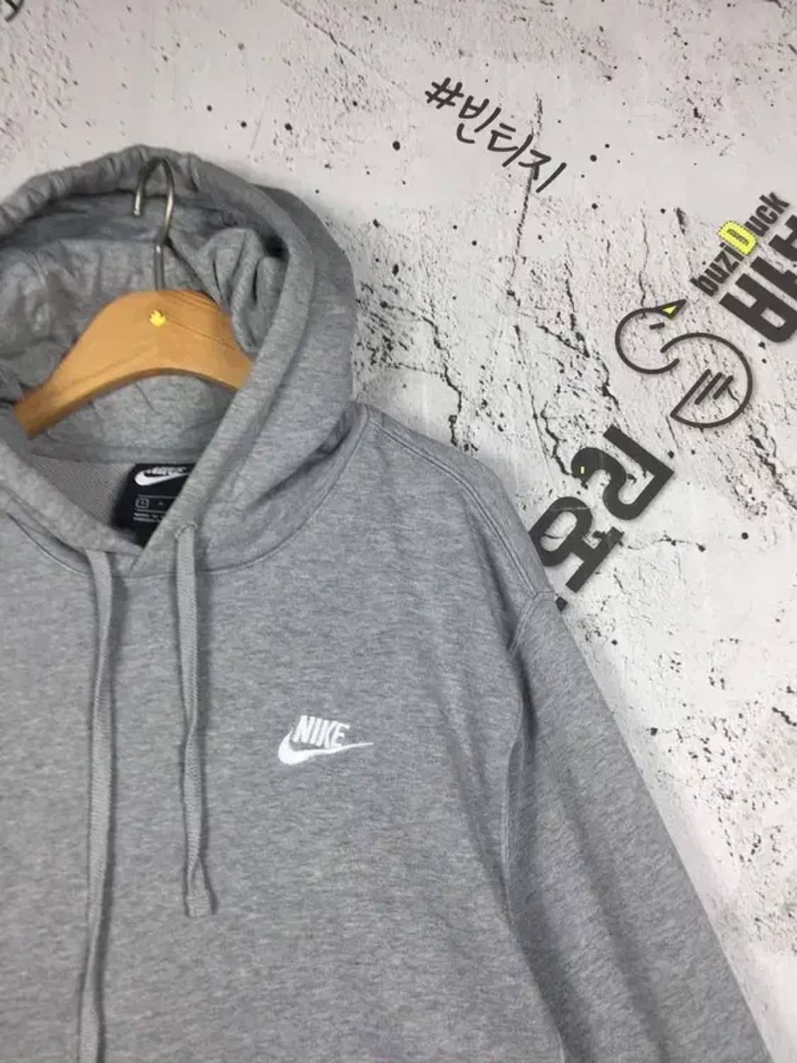 나이키 퓨추라 캥거루포켓 후드티 라이트 그레이 S(90) 2300245 상품이미지4