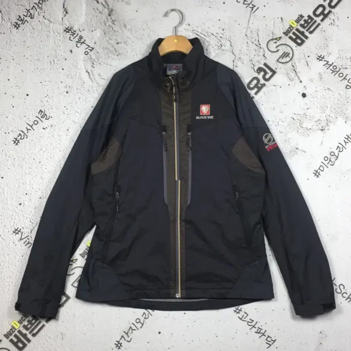 블랙야크 집업 바람막이 자켓 블랙 105 3800198 상품이미지1