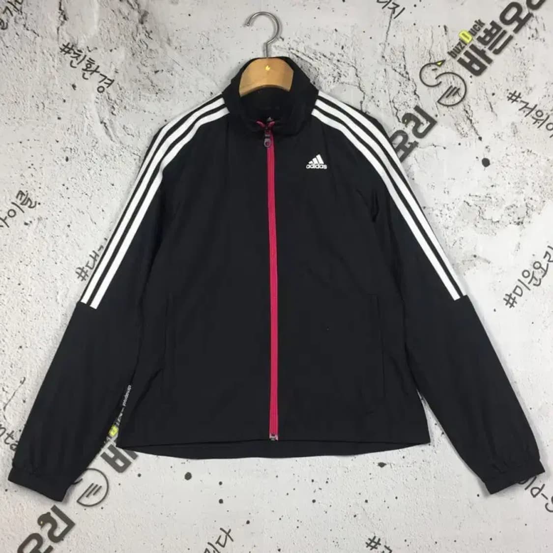 아디다스 여성 리스폰 윈드 자켓 블랙 M 3800205 상품이미지1