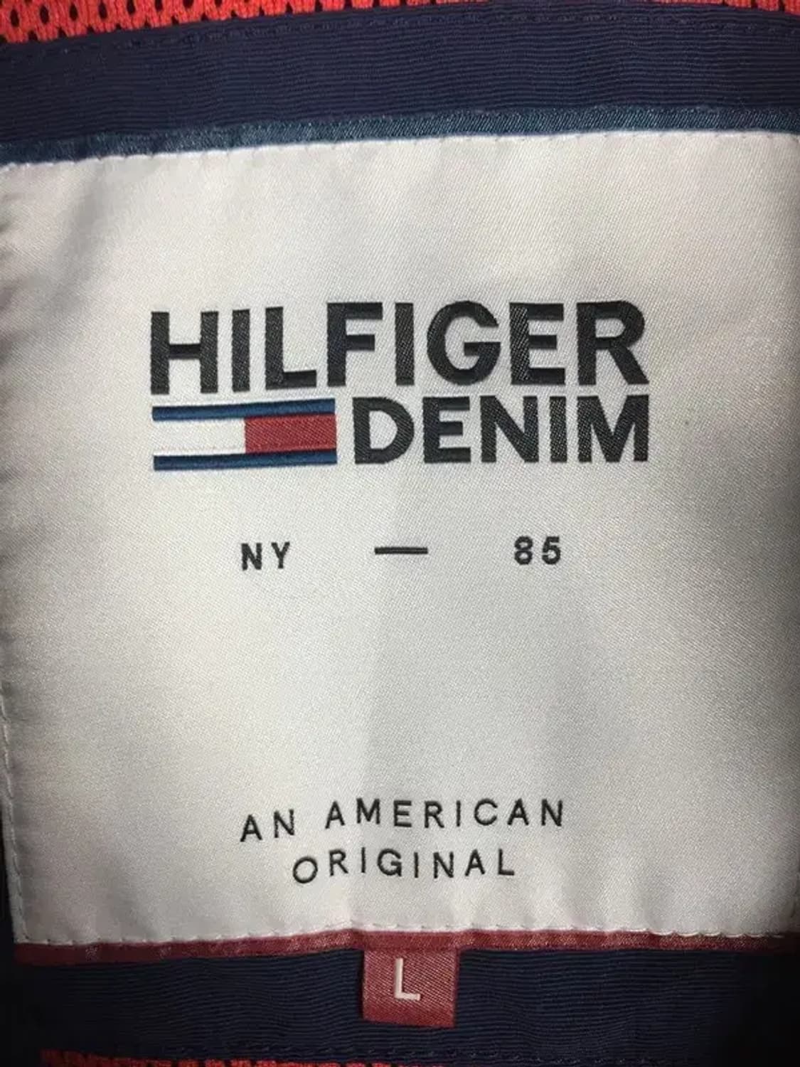 타미힐피거 배색 바람막이 자켓 네이비 L 3800200 상품이미지6