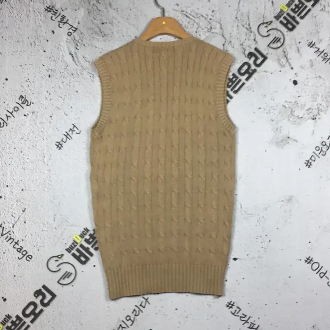 폴로랄프로렌 여성 니트 조끼 베스트 베이지 95 2400099 상품이미지2