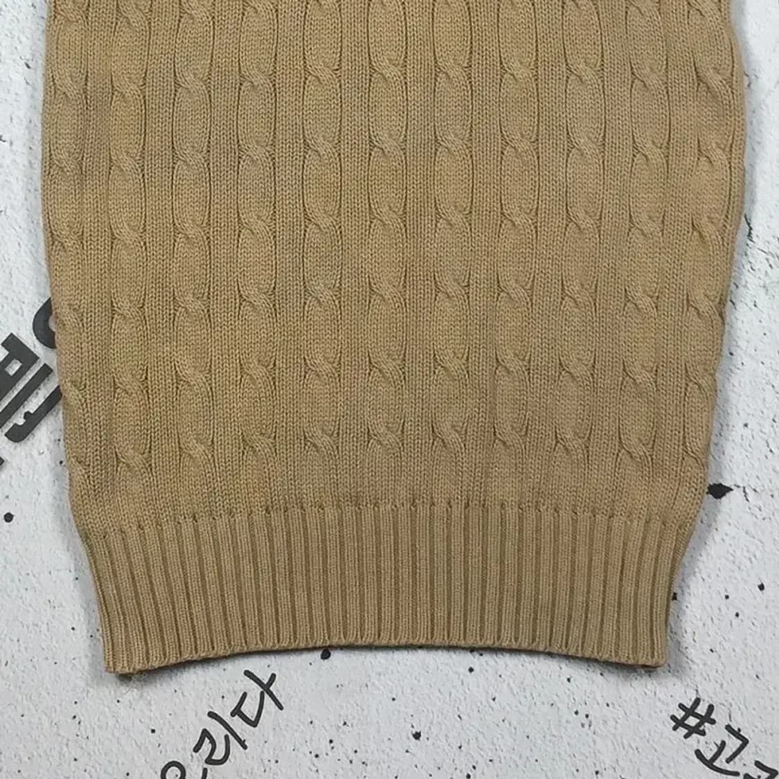 폴로랄프로렌 여성 니트 조끼 베스트 베이지 95 2400099 상품이미지5