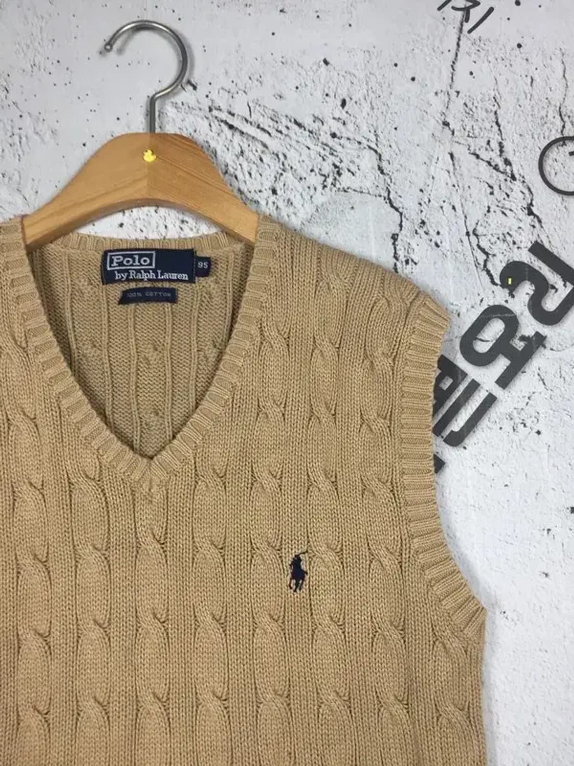 폴로랄프로렌 여성 니트 조끼 베스트 베이지 95 2400099 상품이미지7