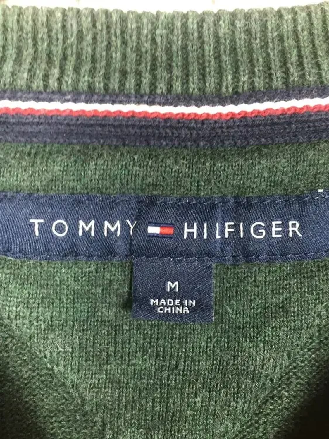 타미힐피거 라운드 코튼 니트 그린 M 2400100 상품이미지7