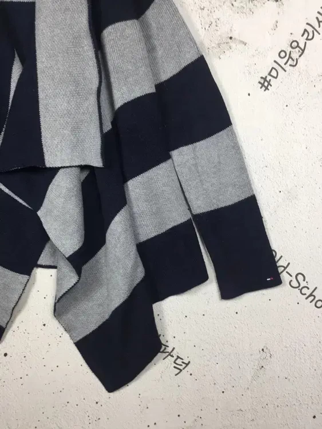 타미힐피거 데님 여성 스웨터 가디건 블루 XS 2400107 상품이미지8