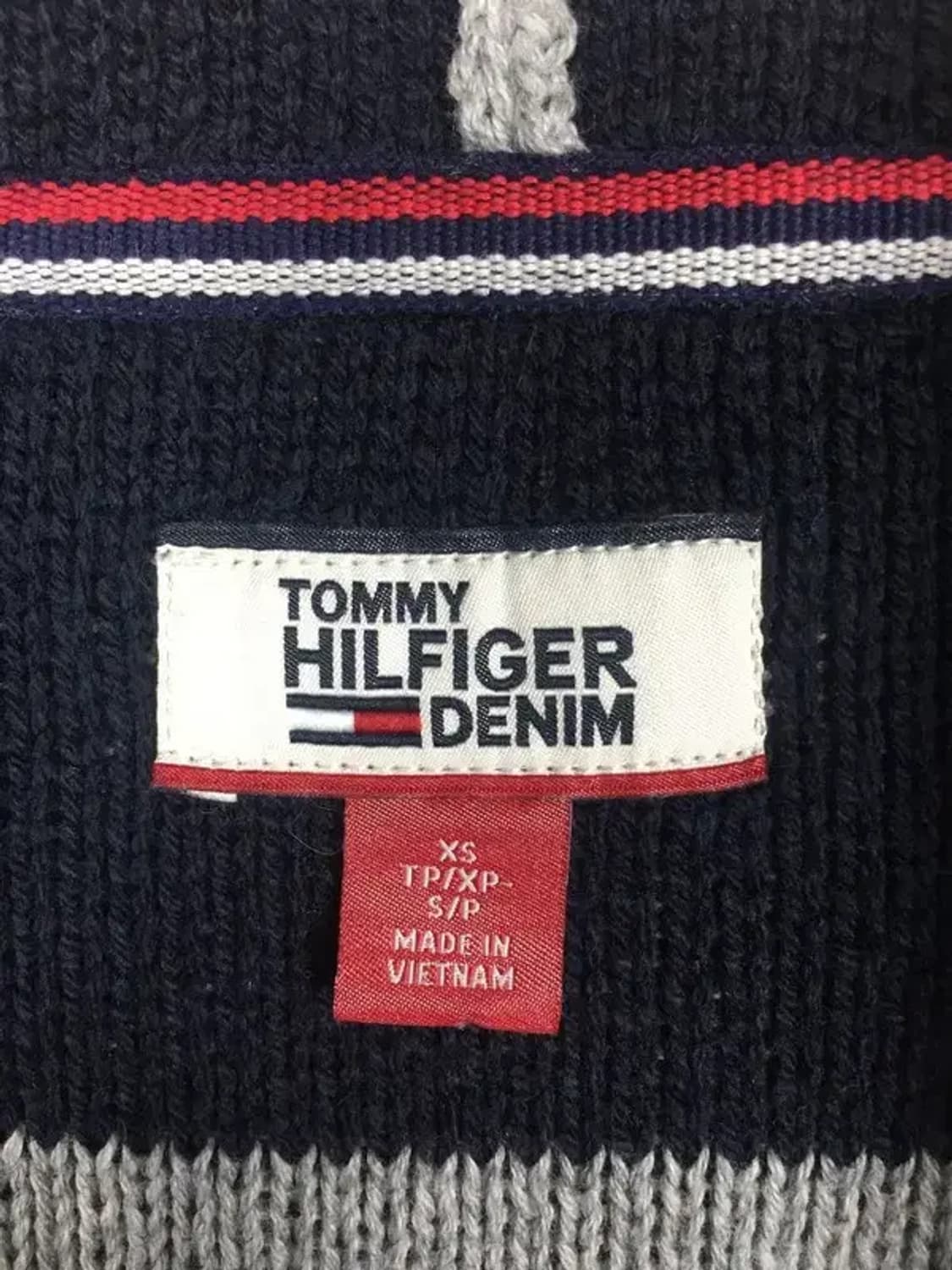 타미힐피거 데님 여성 스웨터 가디건 블루 XS 2400107 상품이미지9