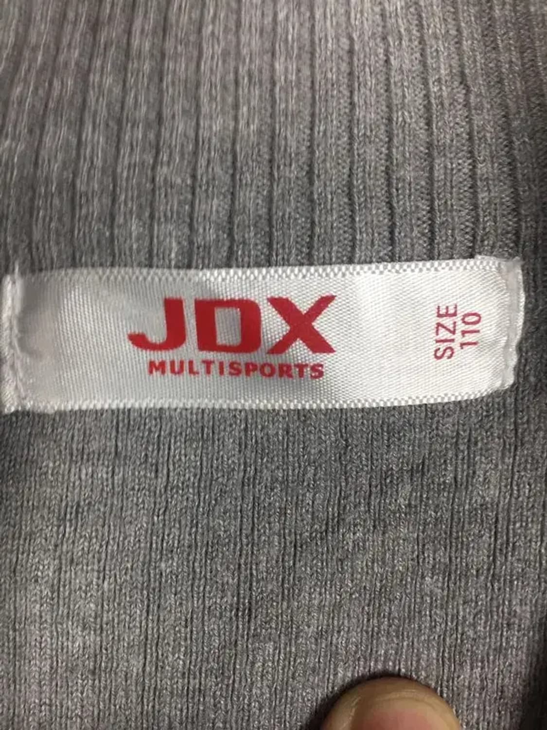 제이디엑스 골프 반집업 터틀넥 니트 스웨터 그레이 110 2400101 상품이미지9