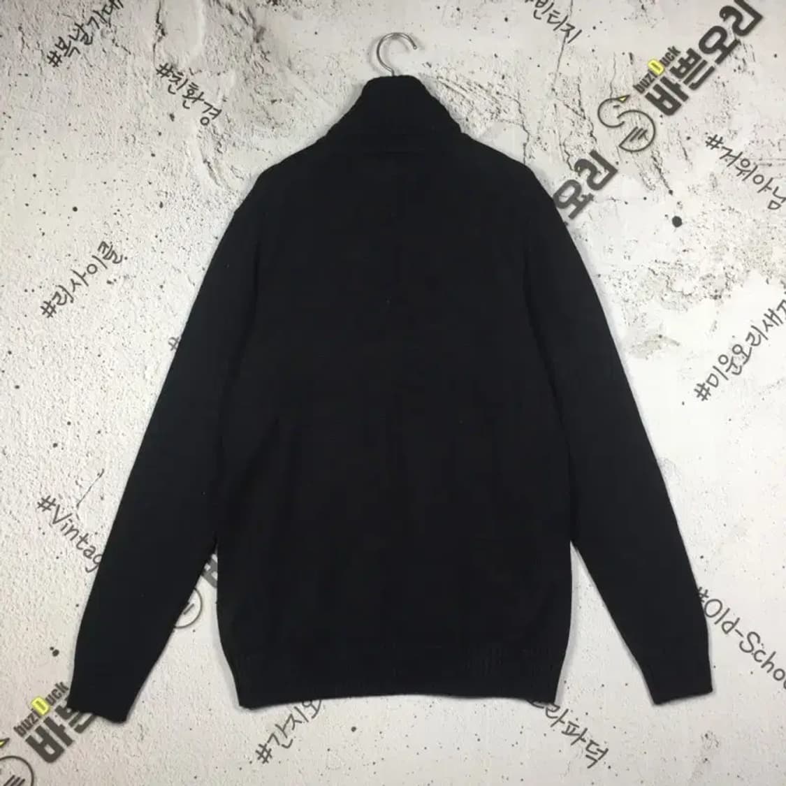 타미진스 목폴라 하이넥 니트 스웨터 블랙 L 2400103 상품이미지2