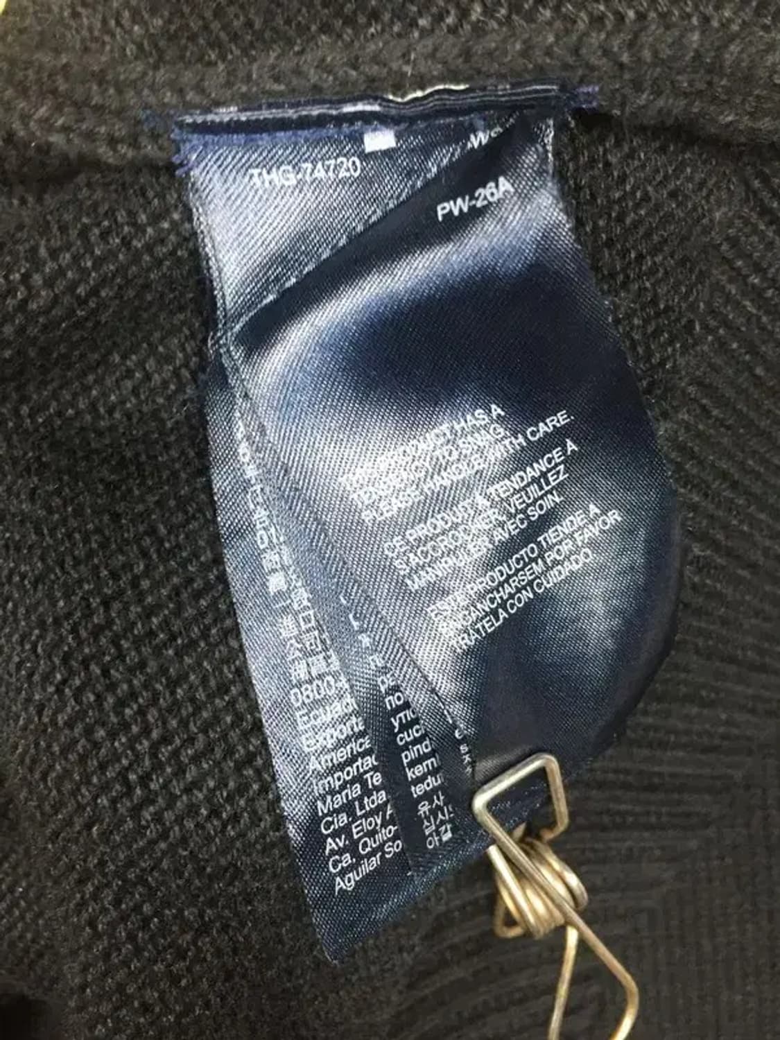 타미진스 목폴라 하이넥 니트 스웨터 블랙 L 2400103 상품이미지7