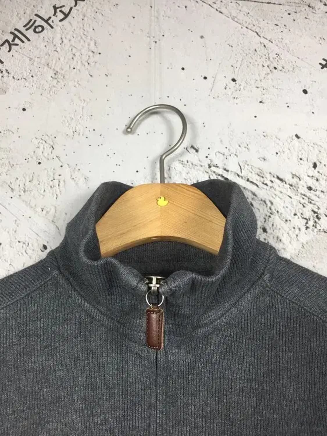 폴로랄프로렌 코튼 하트집업 니트 스웨터 그레이 S 2400104 상품이미지7