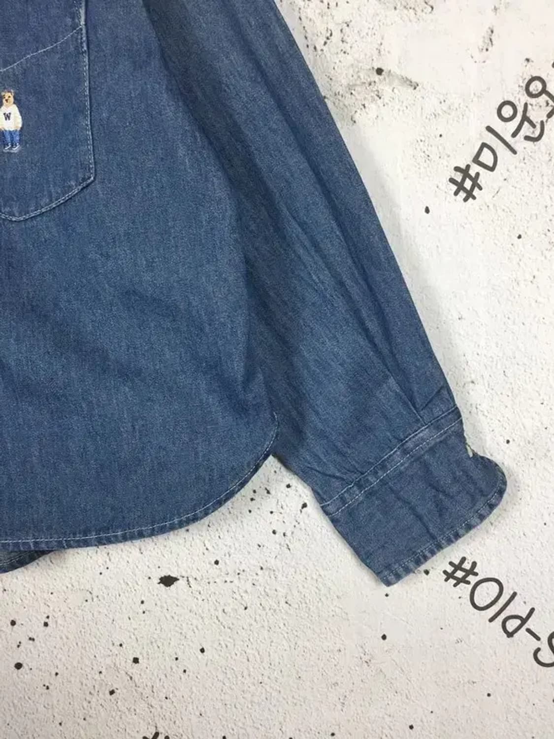 후아유 여성 스티브 크롭 데님 셔츠 중청 S 1100372 상품이미지7